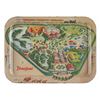 Image 1 : A Disneyland Map Tin Television Tray.