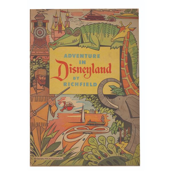 An  Adventure in Disneyland by Richfield  Comic Book.