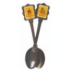 Image 1 : A Pair of Souvenir Disneyland Silver Spoons.