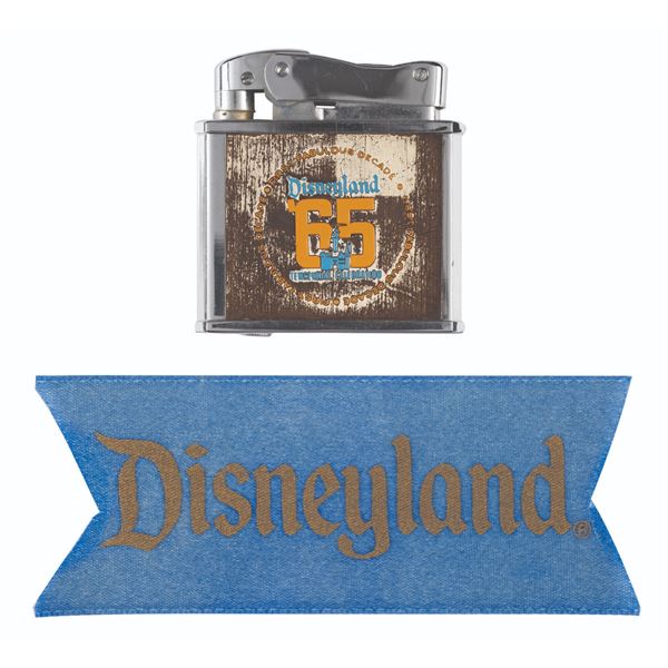 A Disneyland Ribbon & Tencennial Lighter by Brother.