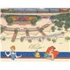 Image 2 : A Disneyland 50th Map Signed by Bob Gurr.