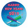 Image 1 : A Disneyland Happy New Year 2019 Sign.