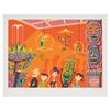 Image 1 : A Shag Signed Enchanted Tiki Room Interior Serigraph.