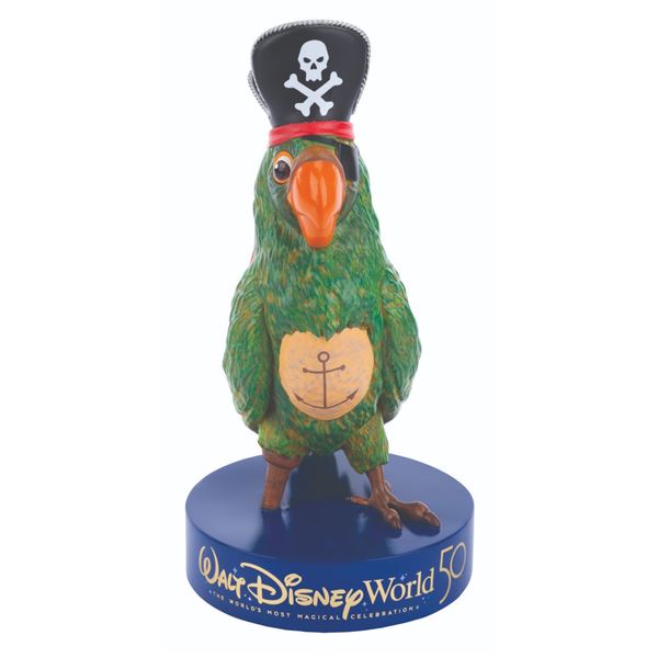 A WDW 50th Anniversary Pirate Bird Musical Figure.