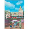 Image 1 : Charles Boyer "Disneyland Main Gate" Original Painting.