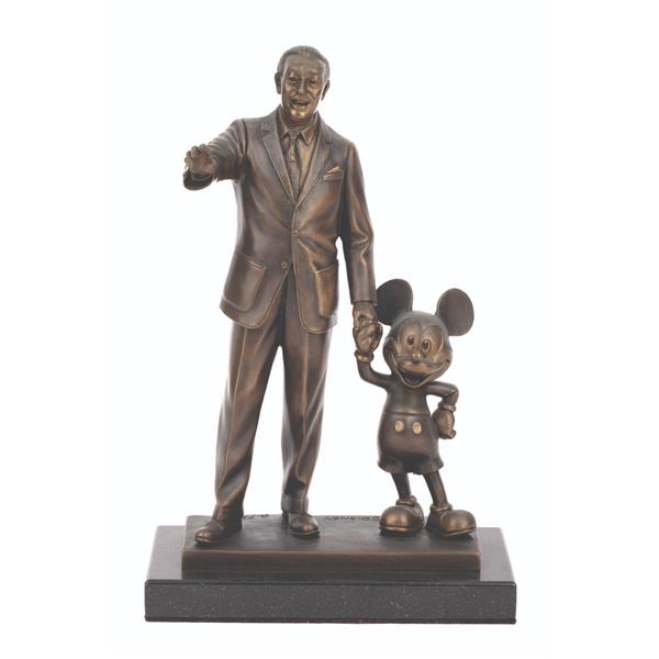 A  "Dreams Never End" Artist Proof Bronze Figurine.