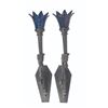 Image 1 : A Pair of Haunted Mansion Crypt Torch Sconces.