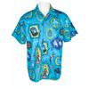 Image 1 : A SHAG Haunted Mansion "31 Ghosts" Aloha Shirt.