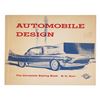 Image 1 : A First Edition "Automobile Design" by Bob Gurr.