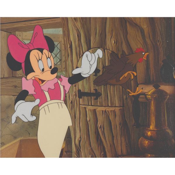 An Original Production Cel of Minnie Mouse.