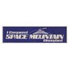 Image 1 : An "I Conquered Space Mountain" Bumper Sticker.