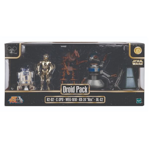 A Star Tours Droid Pack Action Figure Set.