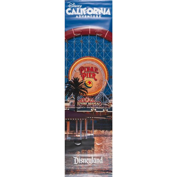 A Disney's California Adventure Pixar Pier Banner.