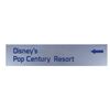 Image 1 : An EPCOT / Pop Century Resort Bus Transportation Sign.