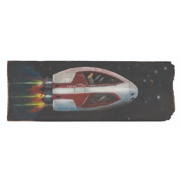 A Horizons Inter-Colony Space Vehicle Painting.