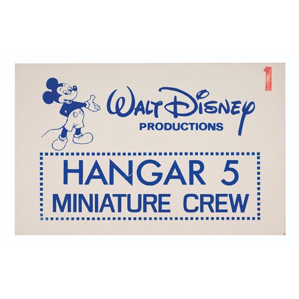 A Horizons Miniature Crew  Hangar  Sign.