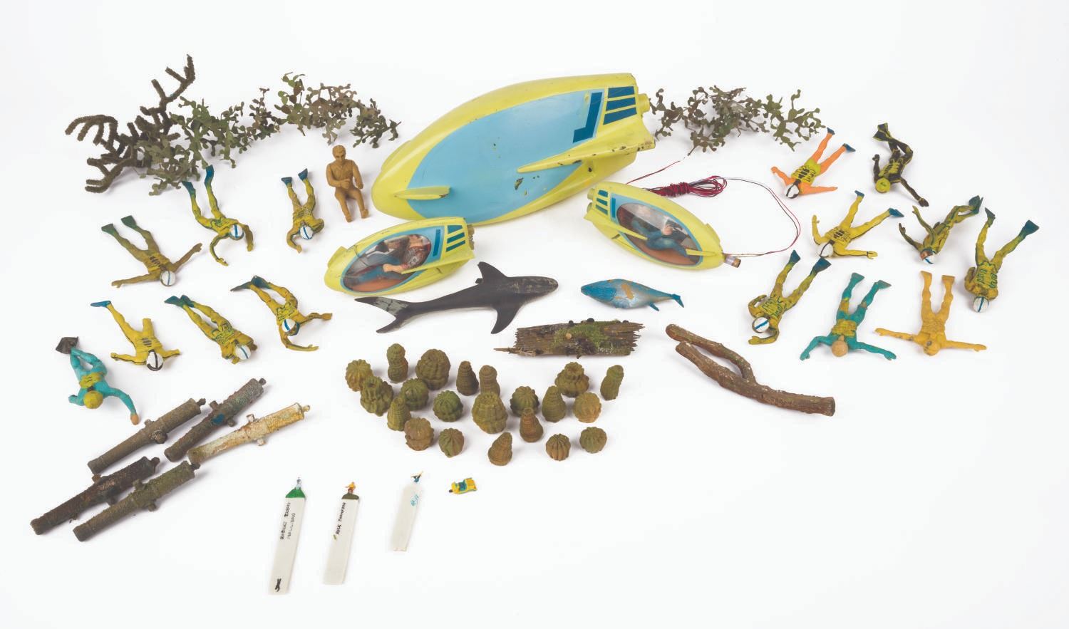 A Collection of Horizons Miniature Production Models.