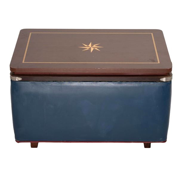 An Original Disney Cruise Line Ottoman Chest.