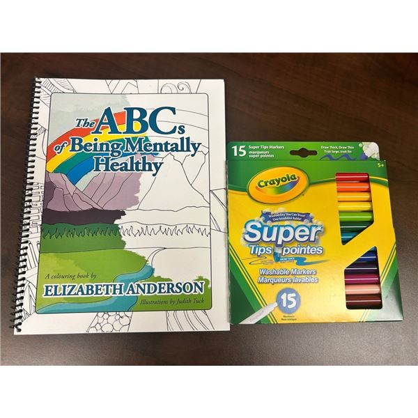 THE ABC'S OF BEING MENTALLY HEALTHY COLOURING BOO