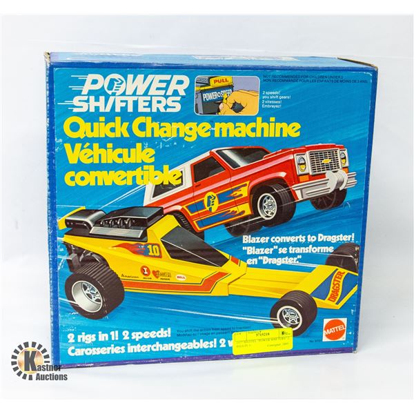 1977 MATTEL  POWER SHIFTERS  2 RIGS IN 1-