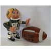 VINTAGE INFLATABLE FOOTBALL PLAYER & FOOTBALL