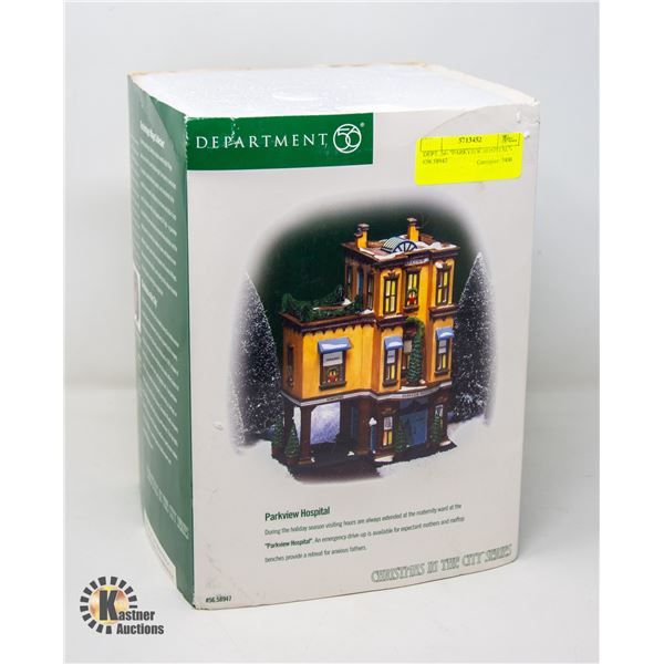 DEPT. 56- "PARKVIEW HOSPITAL"- #56.58947