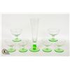 Image 1 : URANIUM GLASS- LOT OF ASSORTED ITEMS