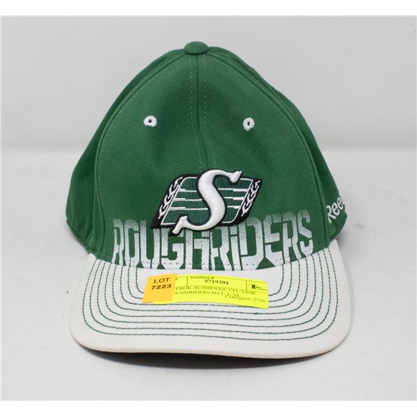 REEBOK AUTHENTIC CFL SASK. ROUGHRIDERS HAT- L/XL