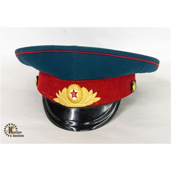 SOVIET MILITARY OFFICERS DRESS CAP