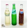 VINTAGE BOTTLED SODA PEPSI, CRUSH & FRESCA 10 OZ