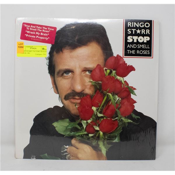  RINGO STARR - FACTORY SEALED ALBUM- 1981