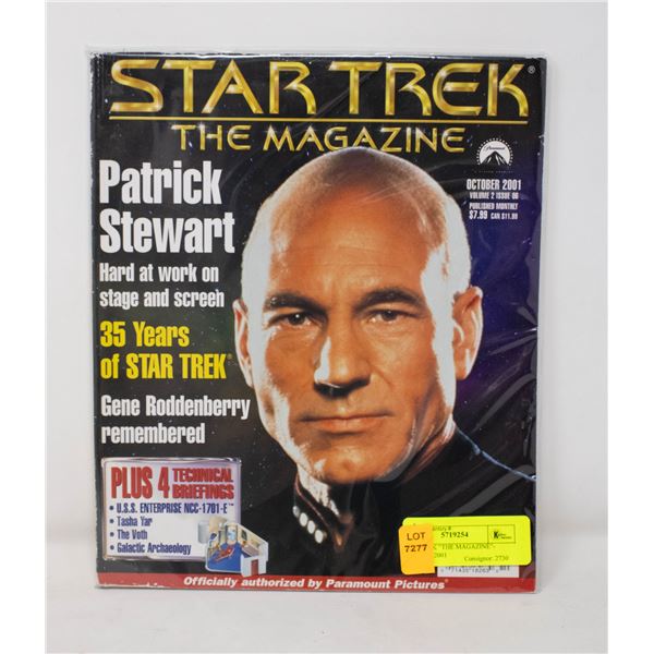 STAR TREK  THE MAGAZINE - OCTOBER 2001