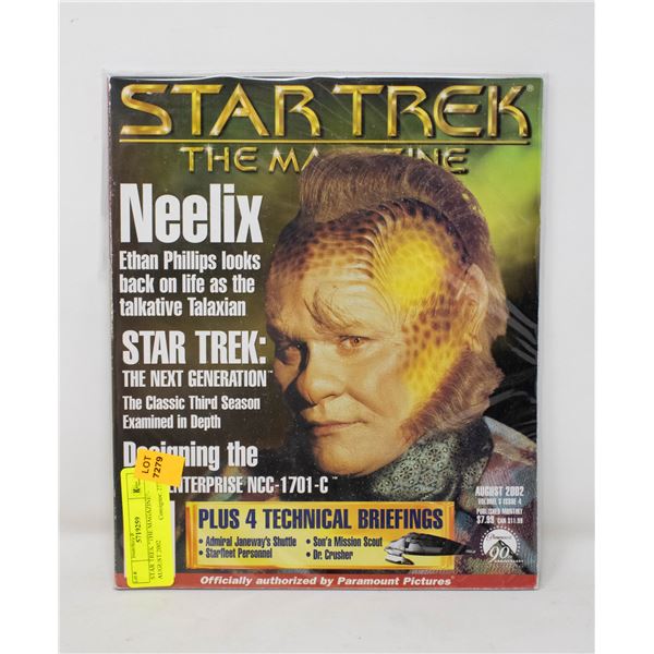 STAR TREK "THE MAGAZINE"- AUGUST 2002