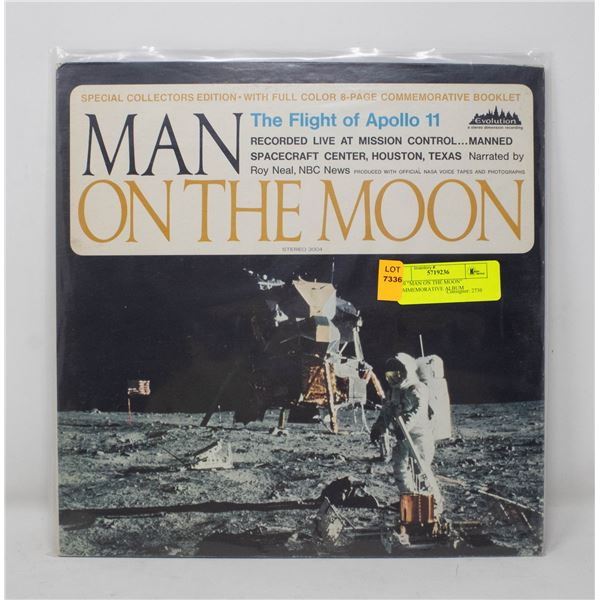 1969 "MAN ON THE MOON" COMMEMORATIVE ALBUM