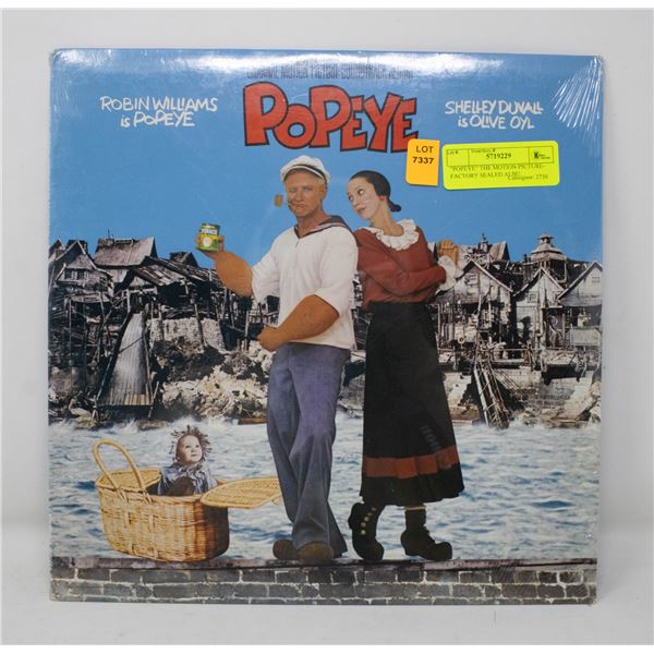 "POPEYE" THE MOTION PICTURE- FACTORY SEALED ALBU