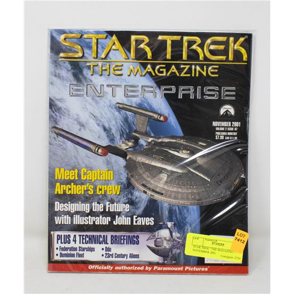 STAR TREK  THE MAGAZINE - NOVEMBER 2001