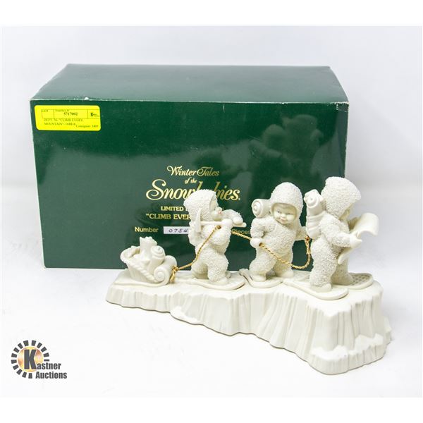 DEPT. 56-  CLIMB EVERY MOUNTAIN - #68816