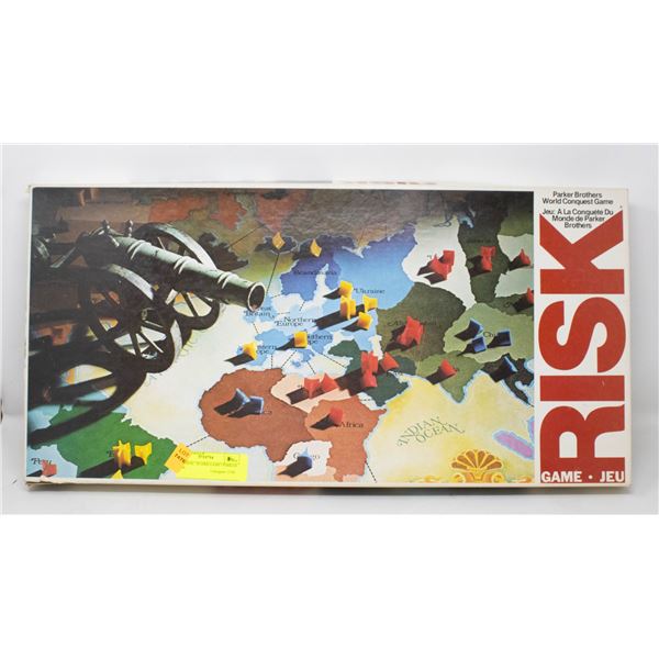 1975  RISK  BOARD GAME- PARKER BROS.