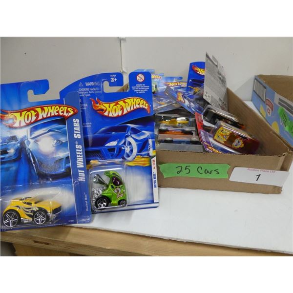 25 New Hot Wheel Cars