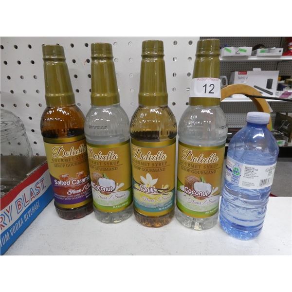 New - 4 bottles of coffee syrup