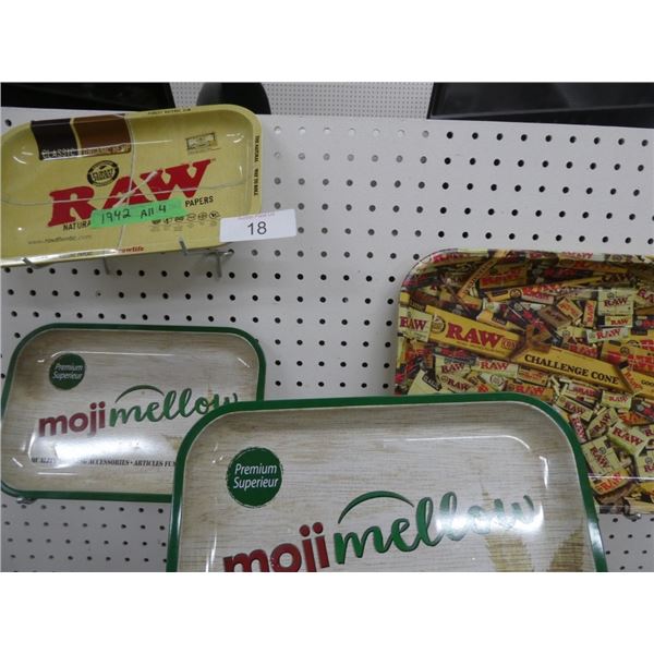 3 Vintage Serving Trays