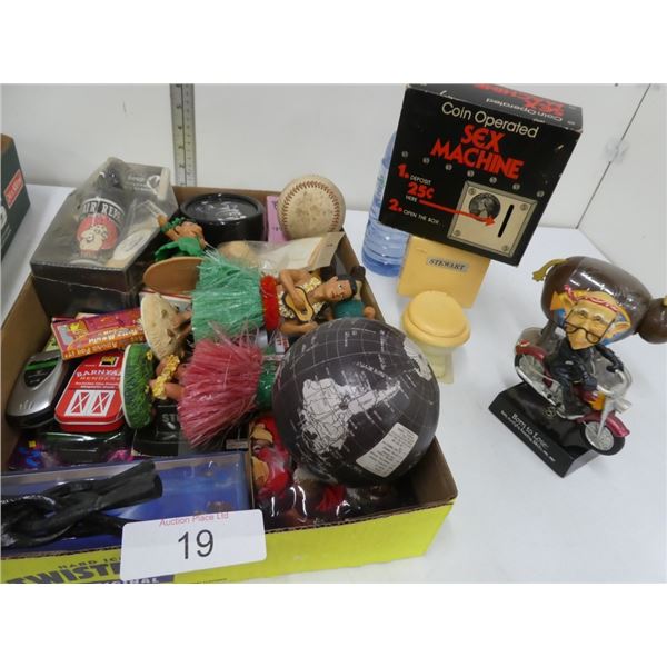 misc box with gag items