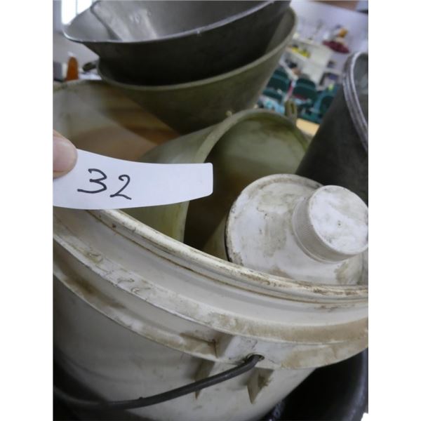 funnels and pails