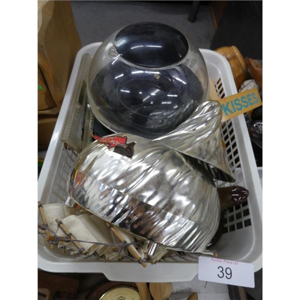 Hershey Kisses container, Books, pictures, etc