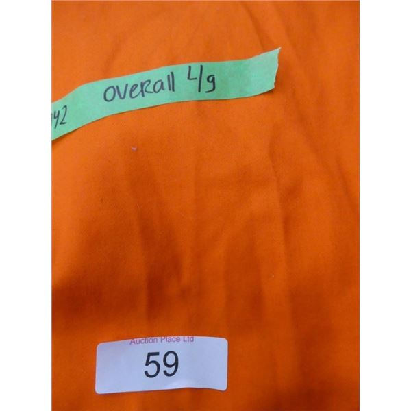 safety coveralls- size l/g