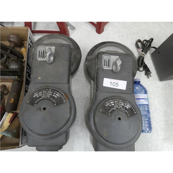 2 parking meters