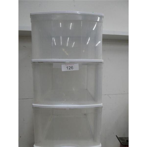 5 - drawer plastic storage unit