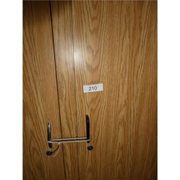 Wood wardrobe cabinet