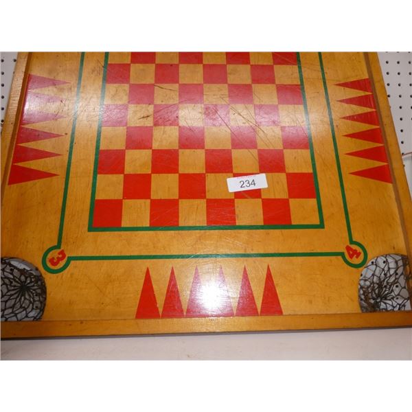 chess and checker game board