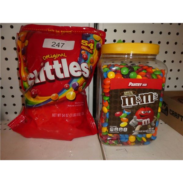 3 lb package of Skittles & M&M's